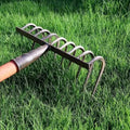 Sturdy Manganese Steel Ninetooth Nail Rake Household Garden Tool for Agriculture