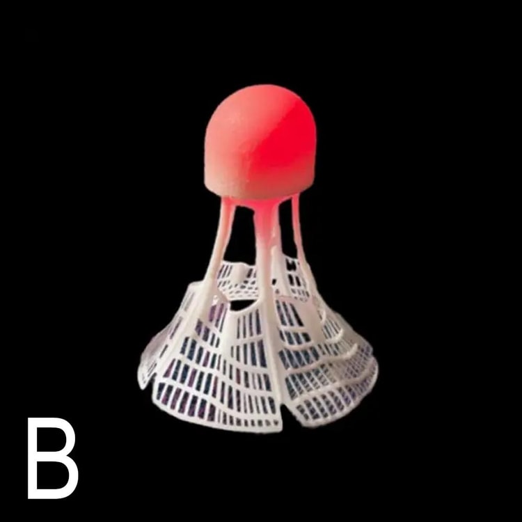 Glow in The Dark Badminton, Super Durable Unbreakable Luminous Shuttlecocks for Night Games & Outdoor Fun