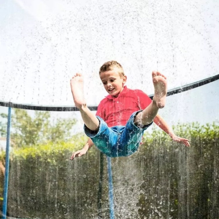 Trampoline Sprinkler Attachment System - Fun Heat Buster Water Game For Kids