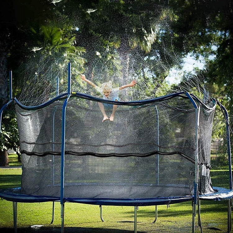 Trampoline Sprinkler Attachment System - Fun Heat Buster Water Game For Kids