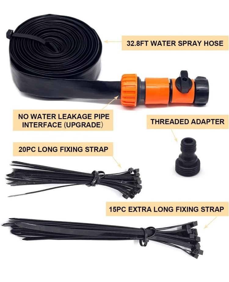 Trampoline Sprinkler Attachment System - Fun Heat Buster Water Game For Kids