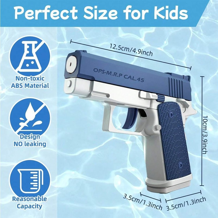 Water Blaster Guns Set, Long Range Shooting Water Pistols for Backyard Games,Pool Parties & Beach Fun,Durable Summer toy