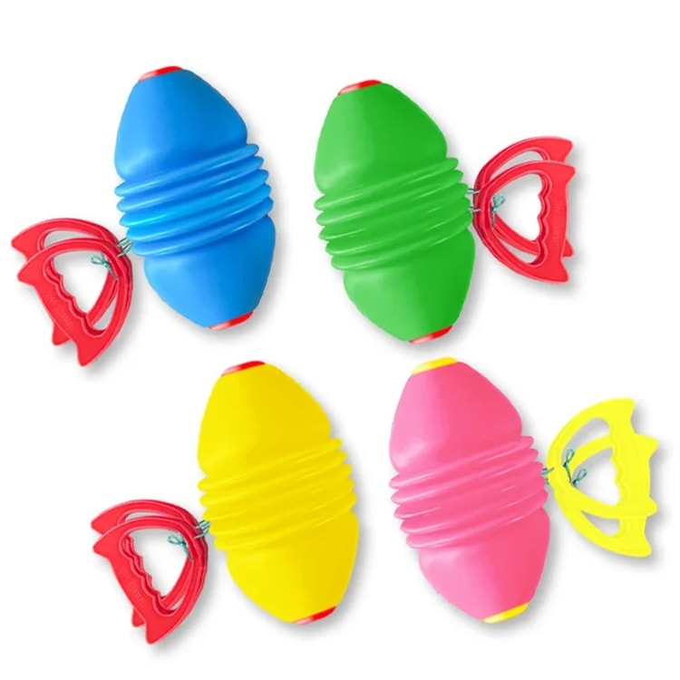 ActiveBounce Sensory Ball Outdoor Pull & Toss Game for Kids and Family Fun