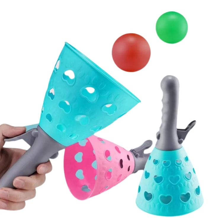 ActiveBounce Sensory Ball Outdoor Pull & Toss Game for Kids and Family Fun
