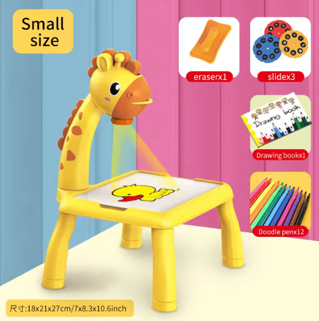Kids Drawing Projector Table Trace and Draw Art Learning Toy