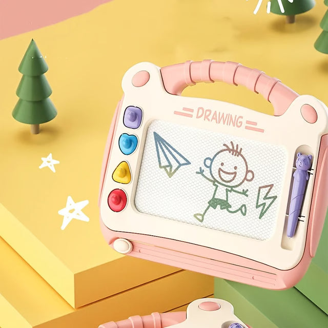 Magnetic Drawing Board for Children, Wipeable Color Graffiti, Household Toddler Writing Board, Plastic Artboard