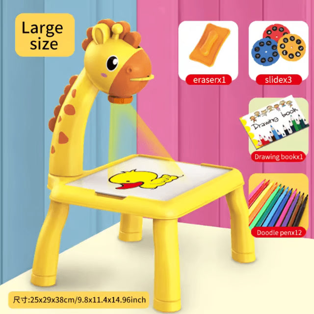 Kids Drawing Projector Table Trace and Draw Art Learning Toy