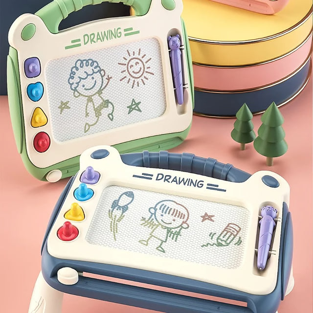 Magnetic Drawing Board for Children, Wipeable Color Graffiti, Household Toddler Writing Board, Plastic Artboard