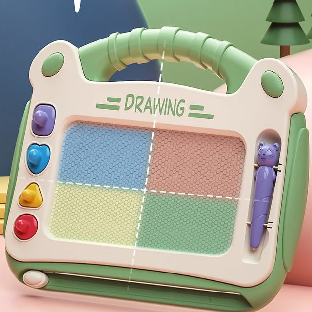 Magnetic Drawing Board for Children, Wipeable Color Graffiti, Household Toddler Writing Board, Plastic Artboard