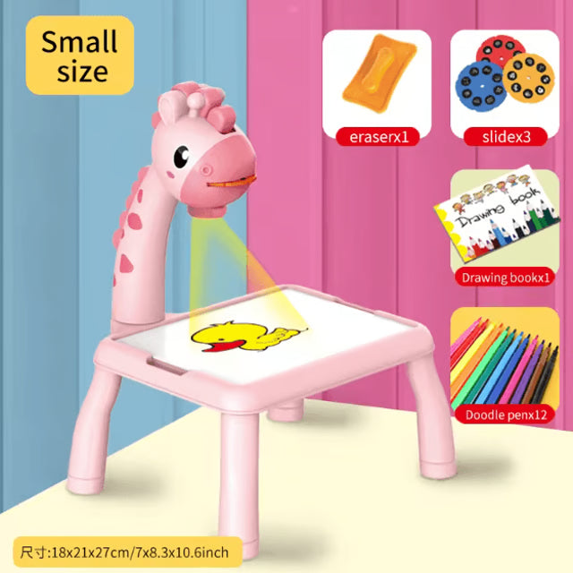 Kids Drawing Projector Table Trace and Draw Art Learning Toy