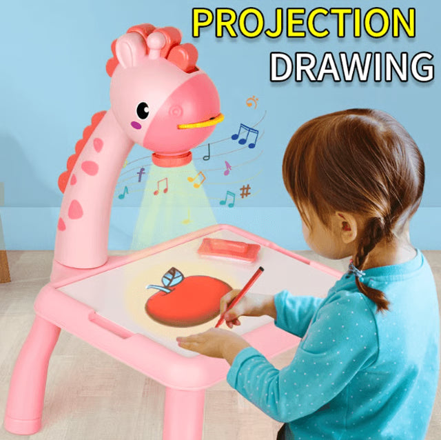 Kids Drawing Projector Table Trace and Draw Art Learning Toy